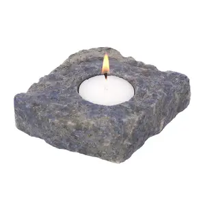 Something Different Sodalite Tealight Holder Grey/Purple (One Size)