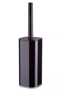 Maison by Premier Ando Black Acrylic Toilet Brush Holder