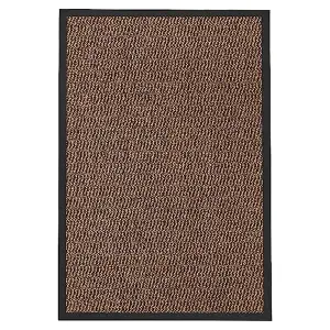 KAV Door Mat Dirt Trapper - Durable Indoor and Outdoor Non-Slip Rug - Super Absorbent- Home, Office(Brown / Black, 90cm x 150cm)