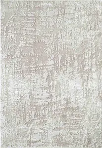 Serenity Modern Abstract Lines Contemporary Area Rugs Stone 60x220 cm