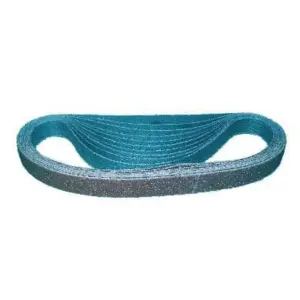 9mm x 533mm P40 Klingspor zirconia abrasive sanding belts. Price per 25 belts.