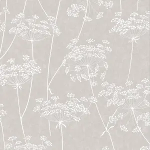 Superfresco Easy Aura Floral Taupe Wallpaper