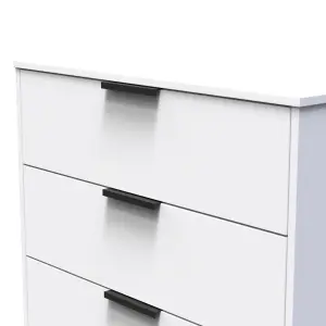 Nashville Ready assembled White 3 Drawer Chest (H)791mm (W)766mm (D)395mm