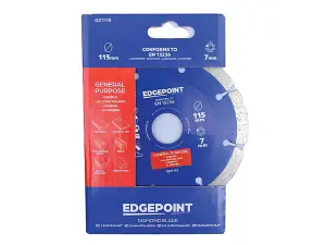 EdgePoint EDGDBGP7115 GP7115 General-Purpose Diamond Blade 115mm EDGDBGP7115