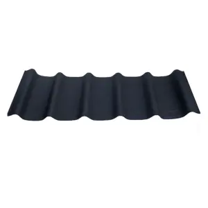 Single Onduline Bitumen Corrugated Roof Tile Roofing Onduvilla Black