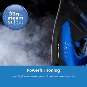 Hamilton Beach Pro SteamMax 3000w Blue & Black Steam Iron