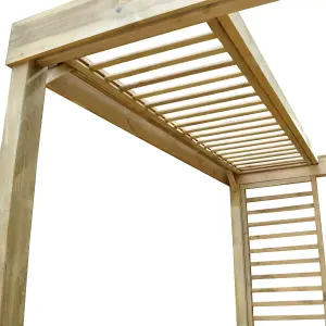 Forest Garden Dining Rectangular Pergola, (H)2400mm (W)3040mm