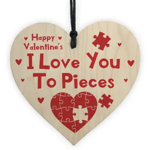 Valentines Gifts For Him Her Wood Heart Boyfriend Girlfriend Husband Wife Gift