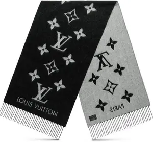 Louis Vuitton® - Reykjavik Scarf - Cashmere - Black - Women - Luxury