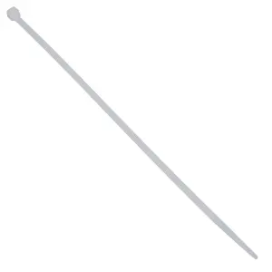 White Nylon Cable Ties Zip Ties Lock Ties 3.6mm x 200mm 100 Pack