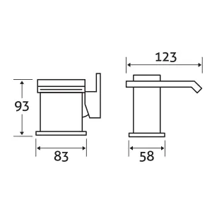 Havana Polished Chrome Deck-mounted Basin Mono Mixer Tap