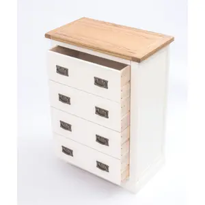 Cosenza 4 Drawer Chest of Drawers Bras Drop Handle