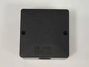 High-Quality IP66 Junction Box - Black 81 x 81mm with 8 Weatherproof Inlets