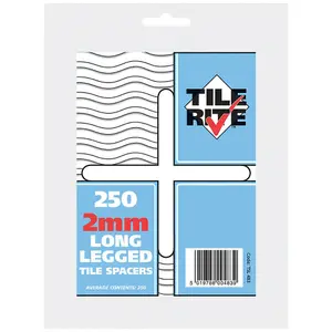 Tile Rite Long Leg Tile Spacer (Pack of 250) White (5mm)