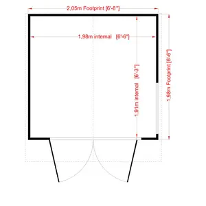 Buckingham 7 x 7 Ft. Shiplap Summer House Yes