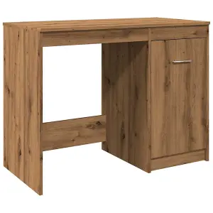 Berkfield Desk Artisan Oak 100x50x76 cm Engineered Wood