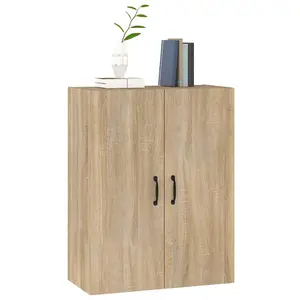 Berkfield Hanging Cabinet Sonoma Oak 69,5x34x90 cm Engineered Wood