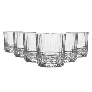 Bormioli Rocco - America '20s Whisky Glasses - 370ml - Clear - Pack of 6