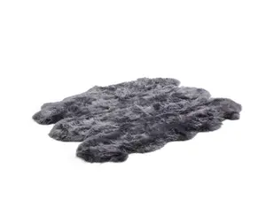 Uk Homeliving Dover 6 Piece Longwool Genuine Sheepskin Rug