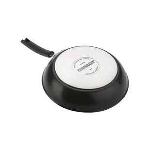 Circulon Total Black Round Aluminium Induction Suitable Dishwasher Safe Non-Stick Frying Pan Set Pack of 3