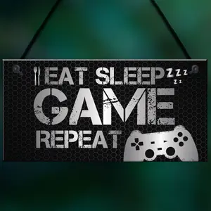 Novelty Gaming Sign Gift For Son Dad Brother Christmas Birthday Gift Idea Gamer Gift