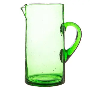 Nicola Spring - Jebel Recycled Glass Jug - 1 Litre - Green