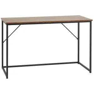 Home Office Desk Dark Wood PEMBRO