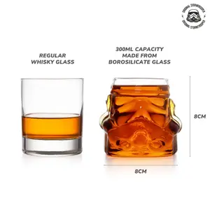 Original Stormtrooper 3D Whisky Glass (Set of 2)