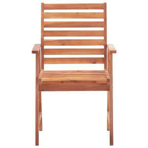 Berkfield Outdoor Dining Chairs 2 pcs Solid Acacia Wood