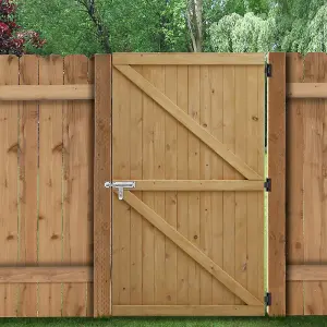 Wooden Garden Gate Side Gate with Latch H 152 cm x W 91 cm