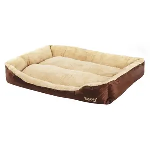 Bacup Polyester Pet Bed Blue / XLarge(90 cm L x 70 cm W)