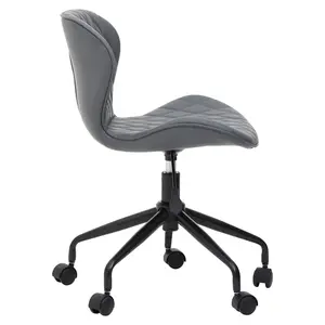 Interiors by Premier Brent Grey And Black Home Office Chair