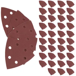 Hook Loop Delta Sanding Abrasive Discs Pads 93mm Triangle 120 Grit Fine 200pc