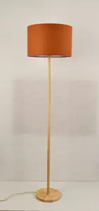 Lighting123 Aurora Floor Lamp E27 Bulb Cap for Living Room Bedroom Office