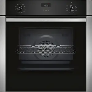 NEFF Slide&Hide B3ACE4HN0B Built-in Single Multifunction Oven - Black