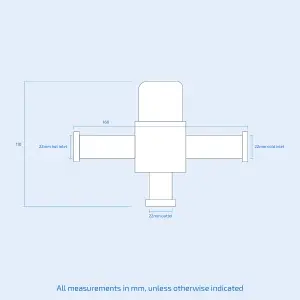 Nes Home Douche With 1.2m Stainless Steel Hose & Mini Thermostatic Mixer Chrome