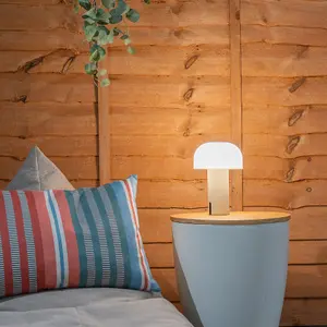 ValueLights Calhoun Natural Touch Table Lamp Portable USB Rechargeable Indoor/Outdoor Light