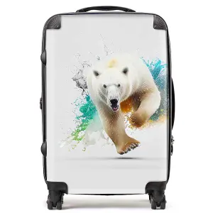 Charging Polar Bear Suitcase - Medium