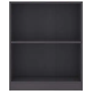 Berkfield Bookshelf Grey 60x24x74.5 cm Engineered Wood