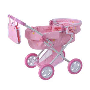 Teamson Kids Twinkle Stars Princess Deluxe Baby Doll Stroller