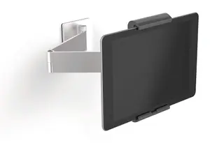 Durable Aluminium Tablet Holder iPad Wall Arm Mount - Lockable & Rotatable