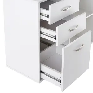 L-Shape Desk White