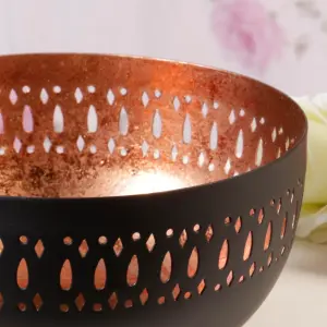 Decorative Laser Cut Home Décor Centrepiece Tea Light Candle Holder Bowl