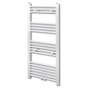 Bathroom Central Heating Towel Rail Radiator Straight 600 x 1160 mm