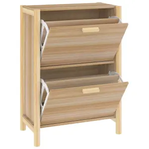 Berkfield Shoe Cabinet 57.5x33x80 cm Engineered Wood