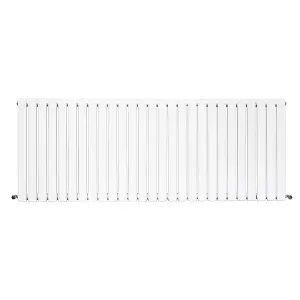 Right Radiators 600x1593mm Horizontal Double Oval Column Designer Radiator White