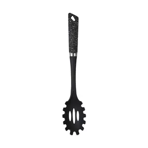 6-Piece Black Kitchen Utensils Set | Non-Scratch & Heat Resistant | BPA Free Plastic | Modern & Vibrant | Space Saving Black