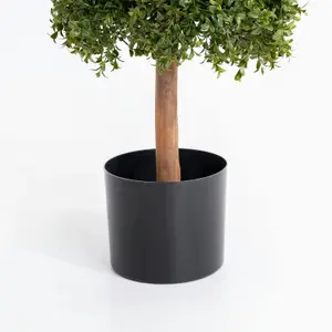 Blooming Artificial - 90cm / 3ft Fake Boxwood Tower Cone Topiary