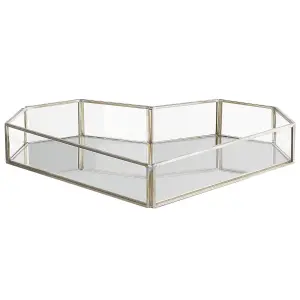 Beliani Glam Tray PONTIVY Mirrored Silver