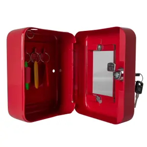 Metal Emergency Key Box With Break Glass & Strike